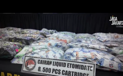 Polisi Bandara Soetta Amankan 8.500 Cartridge Vape Berisi Obat ‘Fly’ Senilai Rp42,5 Miliar