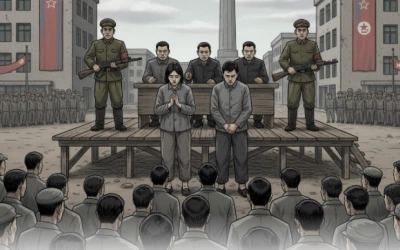 Ngeri! Korut Eksekusi Mati Pengusaha Sukses yang Dituduh Arogan, Masyarakat Dipaksa Nonton!