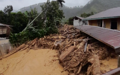 Derita Aceh Tengah: Puluhan Rumah Tertimbun Longsor, Sekolah Hancur, 195 Ha Sawah Rusak
