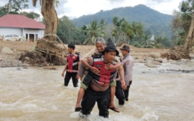Banjir Bandang Kembali Terjang Kabupaten Agam Sumbar, Akses yang Baru Dibangun Putus Lagi!