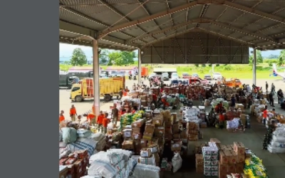 BNPB Klarifikasi Berita ‘Tenda BNPB Baru Dipasang Jelang Kedatangan Presiden’