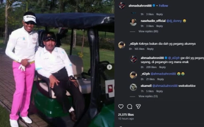Ahmad Sahroni Bikin Heboh Upload 'Om Agus' hingga Gaya Caddy Boy, Akunnya Di-hack?