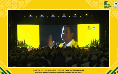 Bahlil Putar Video Prabowo Saat Masih Kader Golkar, Presiden: Kau Memang Pintar Menarik Hati