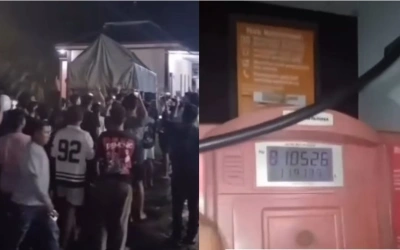 Viral Warga di Lampung Geruduk SPBU Diam-Diam Isi Solar Truk Modifikasi