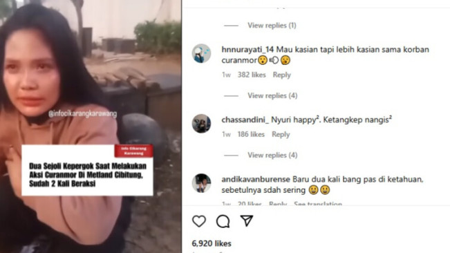 Viral Warga Tangkap Basah Sejoli Curanmor, Netizen: Real Sehidup Sejeruji