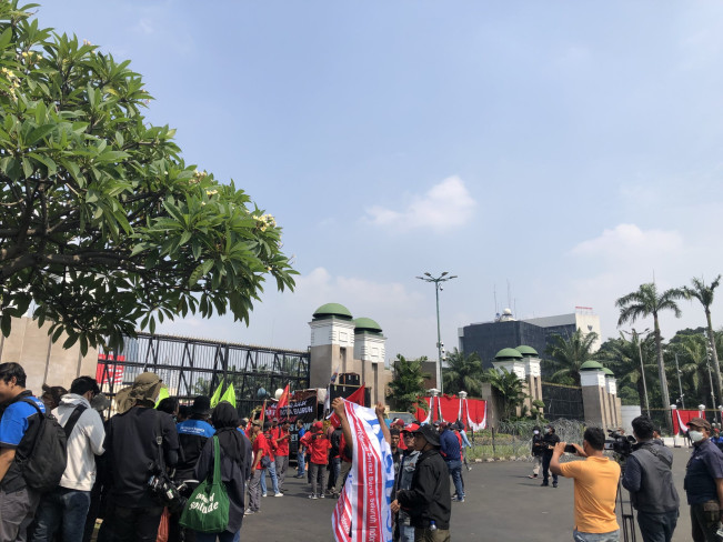 Hari Ini, Ratusan Ribu Buruh Geruduk Gedung DPR