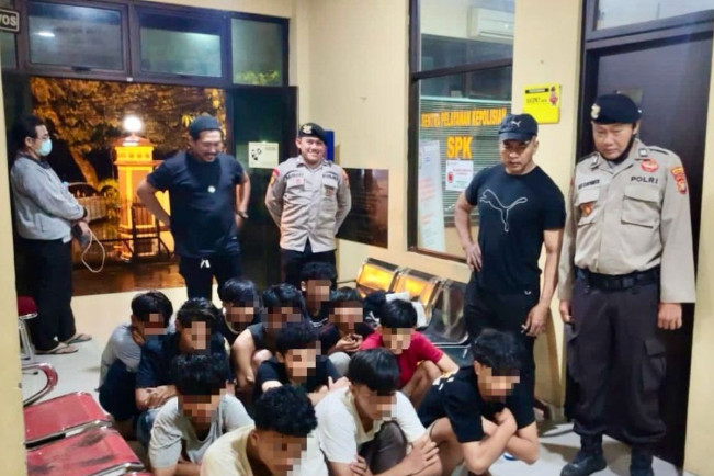 Gegara Tawuran, 12 Remaja di Pesanggrahan Diamankan