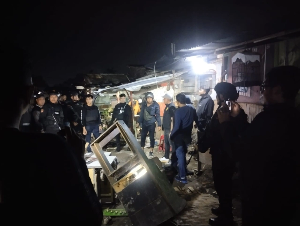 Gerebek narkoba di Jermal XV. [Dok Polrestabes Medan]