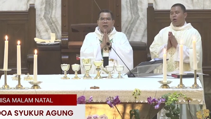 Link Live Streaming Misa Natal di Gereja Katedral Medan