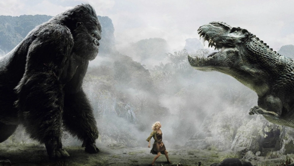 Cuplikan film King Kong. [X]
