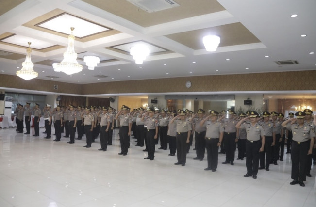 Ribuan Personel Polda Metro Naik Pangkat di Awal Tahun 2023