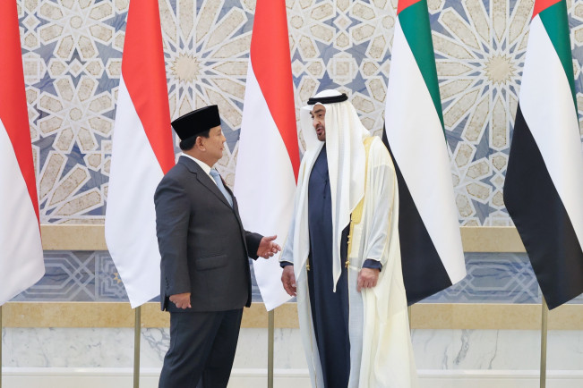 Bertemu Presiden UEA, Prabowo Apresiasi Keterlibatan UEA Dalam Membantu Gaza