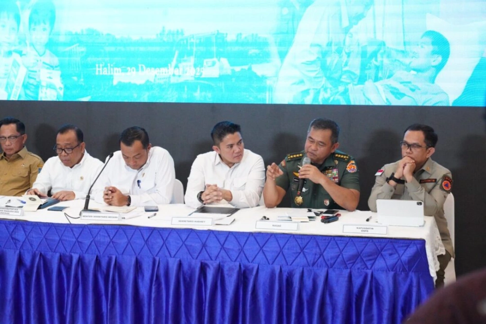 KASAD Jenderal TNI Maruli Simanjuntak menyoroti adanya perusakan jembatan Bailey. [Ist]