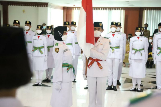 Sebanyak 54 Paskibra Siap Kibarkan Bendera di Kantor Walikota Jaksel