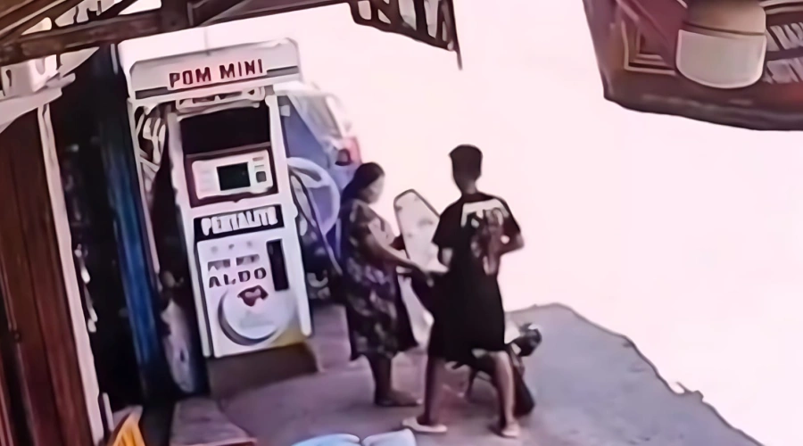 Viral! Pemuda Kabur Usai Diisikan BBM di Pom Mini Bengkulu