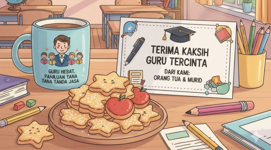 10 Ide Hadiah Sederhana tapi Berkesan untuk Guru saat Pembagian Rapor Anak
