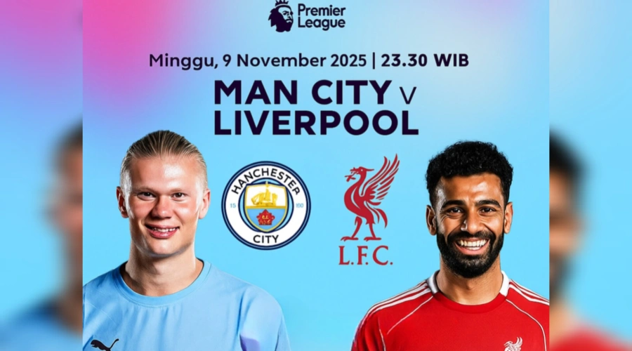 Jadwal Liga Inggris 9 November 2025: Big Match Manchester City vs Liverpool