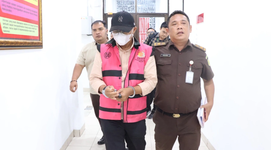 Solar Subsidi Disulap! Kasi Sarpras Kecamatan Medan Polonia Ditahan Kejaksaan