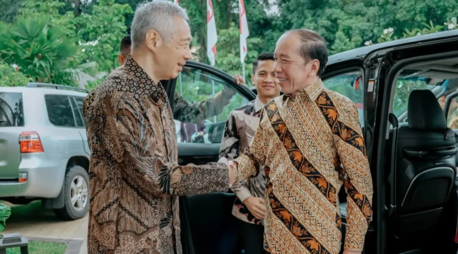 Momen Akrab Jokowi dan Lee Hsien Loong di Singapura, Bikin Publik Tak Menyangka!