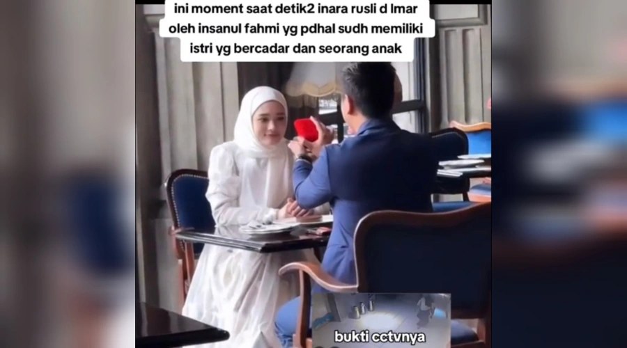 Video Inara Rusli Viral Diduga Dilamar Insanul Fahmi: Bukti CCTV atau Hoax?