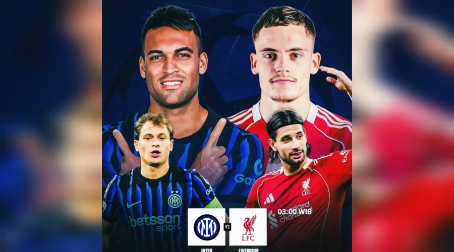 Disiarkan Langsung di SCTV, Ini Prediksi Inter Milan vs Liverpool
