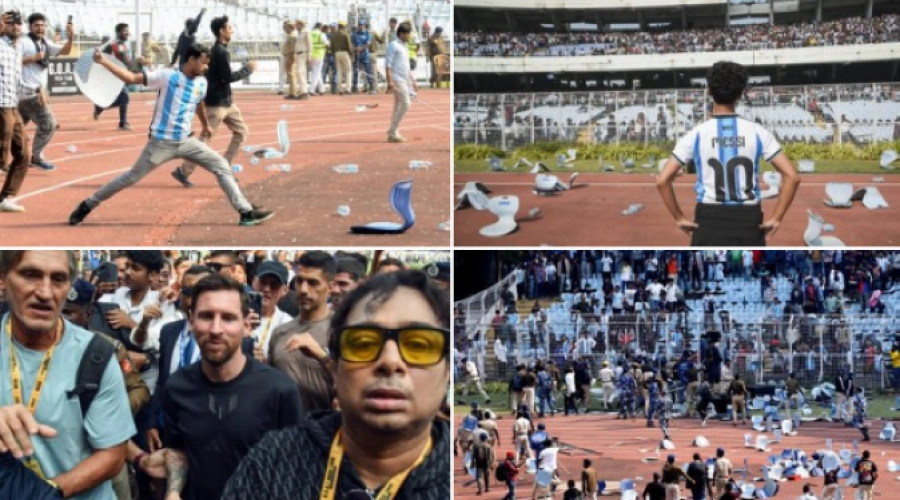 Viral! Kunjungan Lionel Messi ke Kolkata India Rusuh, Para Penggemar Ngamuk Merasa Tertipu!