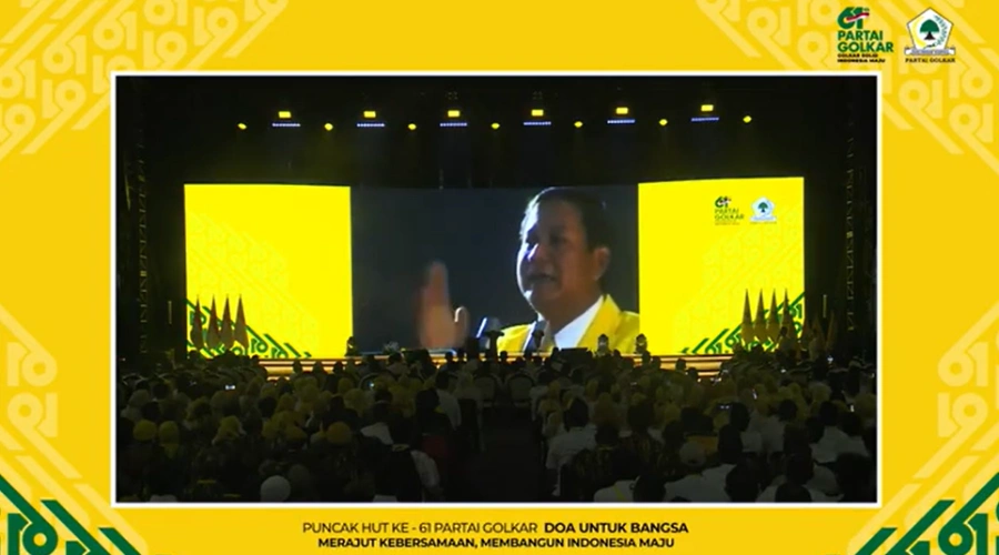 Bahlil Putar Video Prabowo Saat Masih Kader Golkar, Presiden: Kau Memang Pintar Menarik Hati