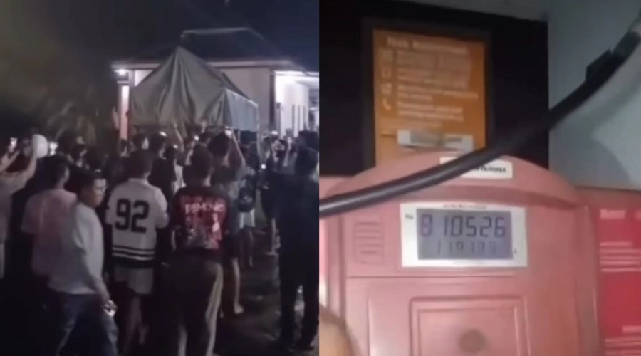 Viral Warga di Lampung Geruduk SPBU Diam-Diam Isi Solar Truk Modifikasi