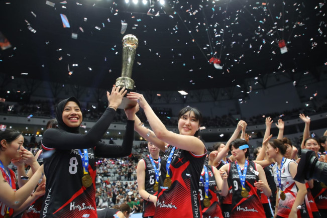Berjalan Sukses! Voli Indonesia All Star Lawan Red Sparks