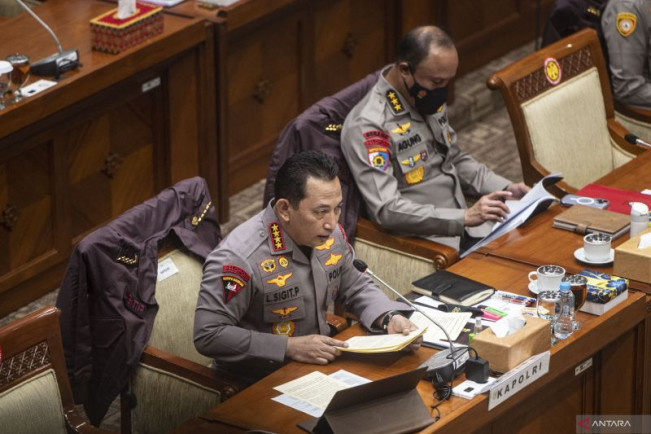 Kapolri Dalami Bagan Konsorsium "Kaisar Sambo" Terkait Judi 303