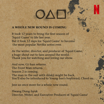 Serial Korea "Squid Game" Siap Comeback !