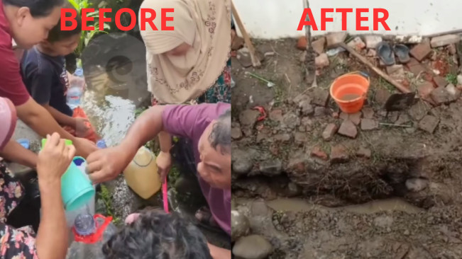 Viral Warga Berebut Air Berkah di Pekalongan, Ternyata PAM Bocor