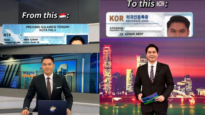 Berasal dari Palu, Ini Profil Abdy Azwar yang Sukses Jadi Presenter KBS di Korea Selatan!