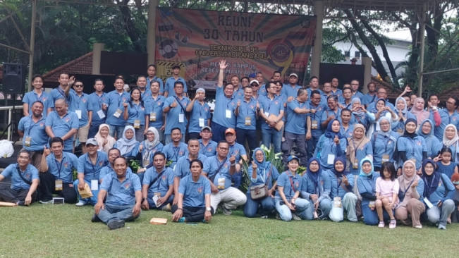 Antusias! Alumni Teknik Sipil 95 Universitas Pancasila Jadikan Reuni 30 Tahun sebagai Momen Lepas Rindu