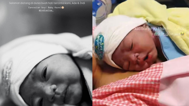 Ade Govinda dan Istri Dikaruniai Anak Pertama (instagram/@ade_govinda)