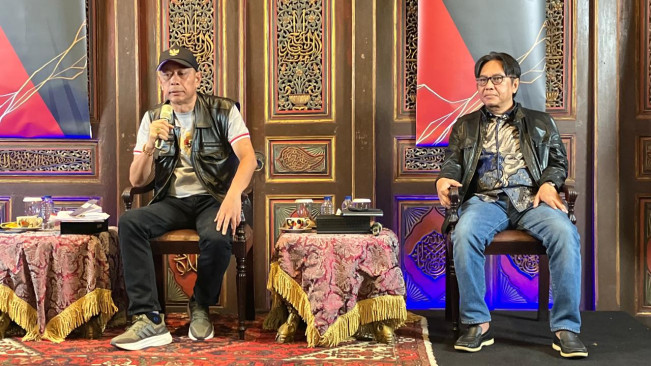 Agus Jabo Priyono jabarkan pemerintah sedang fokus membangun sekolah rakyat (24/5) [Selvianus Kopong Basar]