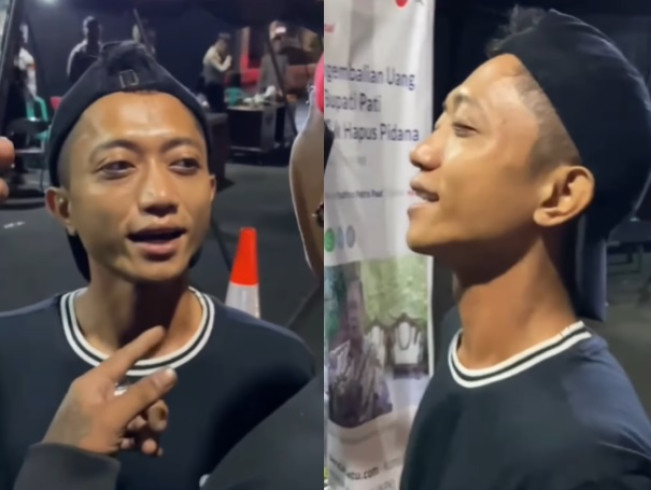 Video Aktivis Pati Ahmad Husein Diteriaki Pengkhianat, Ditampar Massa: Malah Cuek Bakar Rokok!