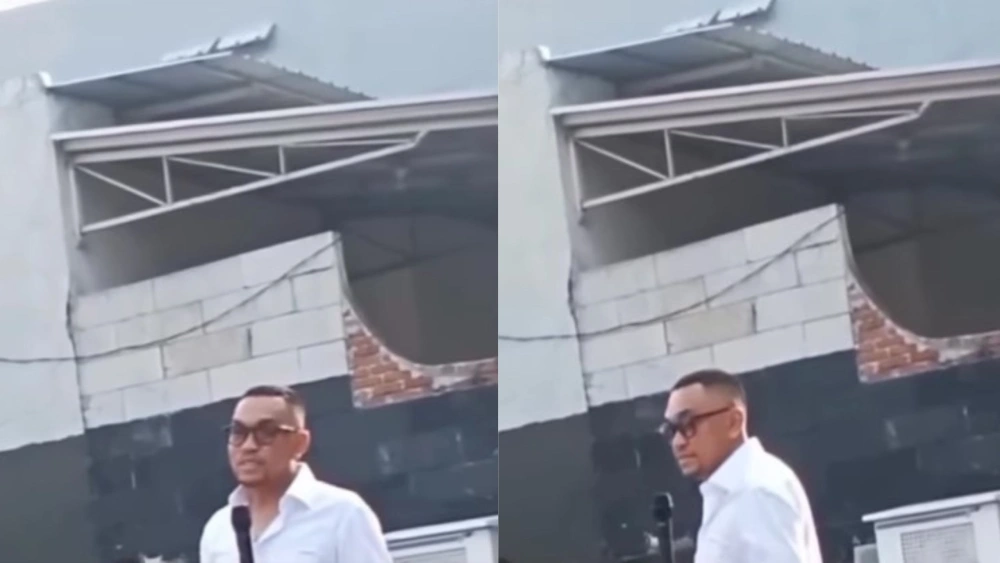 Viral Ahmad Sahroni Pidato di Rumahnya, Netizen: Ternyata Belum Sadar Salahnya Apa