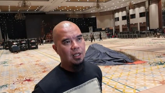 Ahmad Dhani Malah Cekikikan Ditanya Bertemu Maia Estianty di Nikahan Al Ghazali-Alyssa Daguise