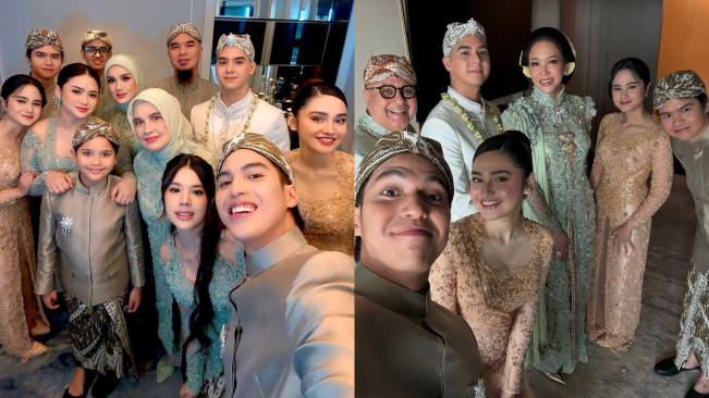 Keluarga Al Ghazali (instagram/@ahmaddhaniofficial dan @elelrumi)