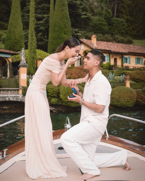 Al Ghazali dan Alyssa Daguise. (Instagram)