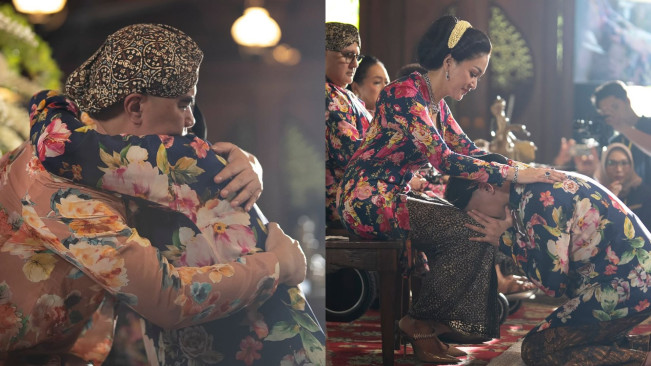 Saat Al Ghazali Sungkem ke Orang Tuanya (instagram/@alghazali7)