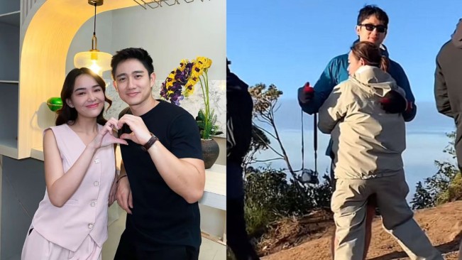 Viral Momen Amanda Manopo dan Kenny Austin Pelukan Mesra di Gunung Merbabu, Fix Pacaran?