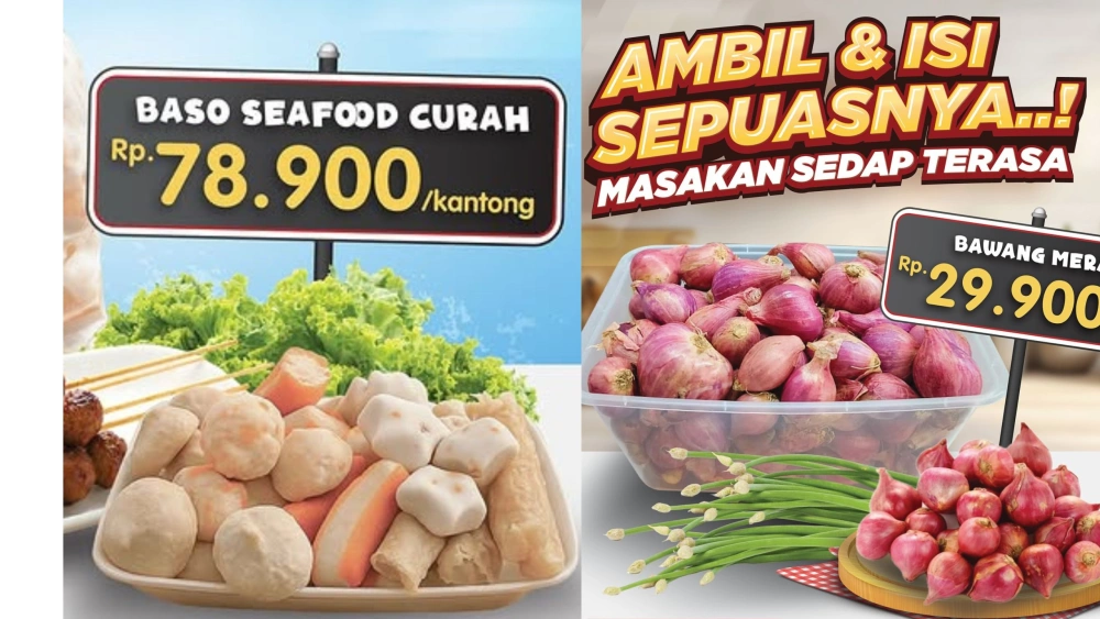 Promo Superindo Minggu, 26 Oktober 2025: Ambil Sepuasnya Bawang dan Bakso Seafood
