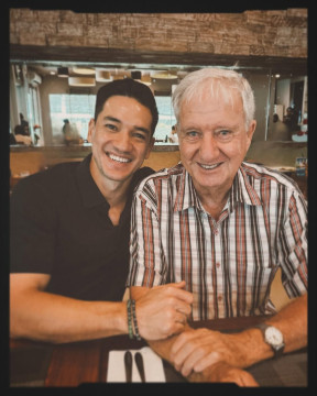 Andrew White dan Sang Ayah (instagram/@andrew.white._)