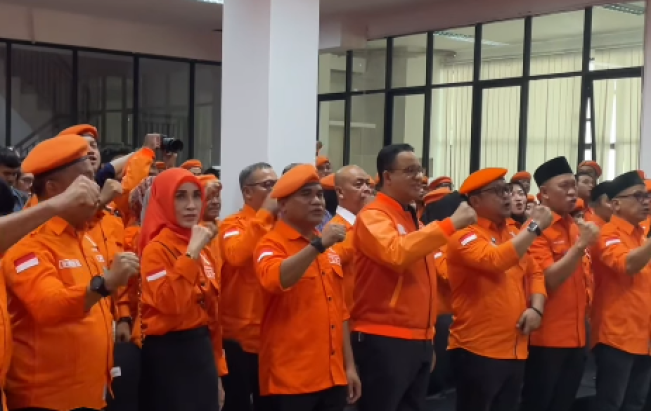 Anies Baswedan Hadiri Deklarasi Ormas Gerakan Rakyat, Bakal Jadi Parpol Pengusung 2029?