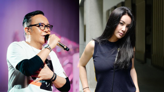 Dearly Desiana Gandengan Ari Lasso di Nikahan Luna Maya, Ternyata Sudah Punya Dua Anak