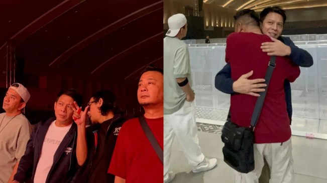 Ariel Muncul di Tengah Penundaan Konser Reuni Peterpan, Momen Pelukan Bikin Fans Terharu