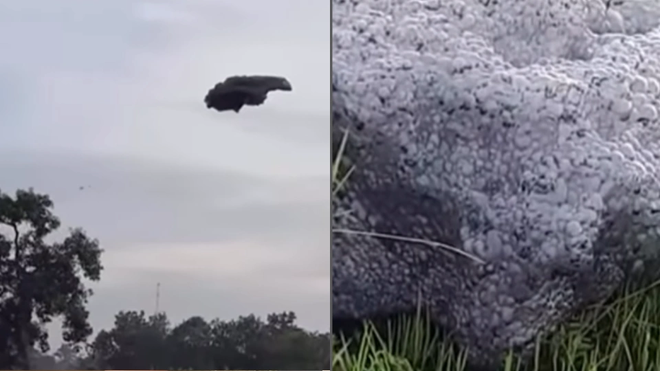 Fenomena Awan Busa Hitam di Langit Subang Gegerkan Warga, Diduga Limbah Industri