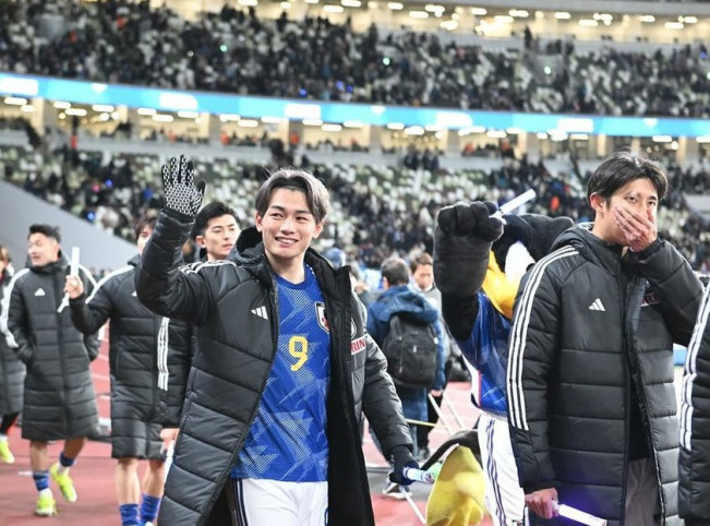 Jelang Bentrok Timnas Indonesia Vs Jepang: Ujung Tombak Samurai Biru Ayase Ueda Cedera